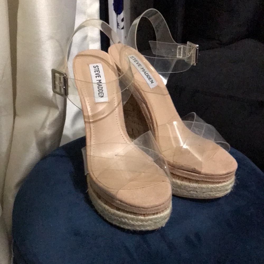Steve Madden Maven Clear Wedge